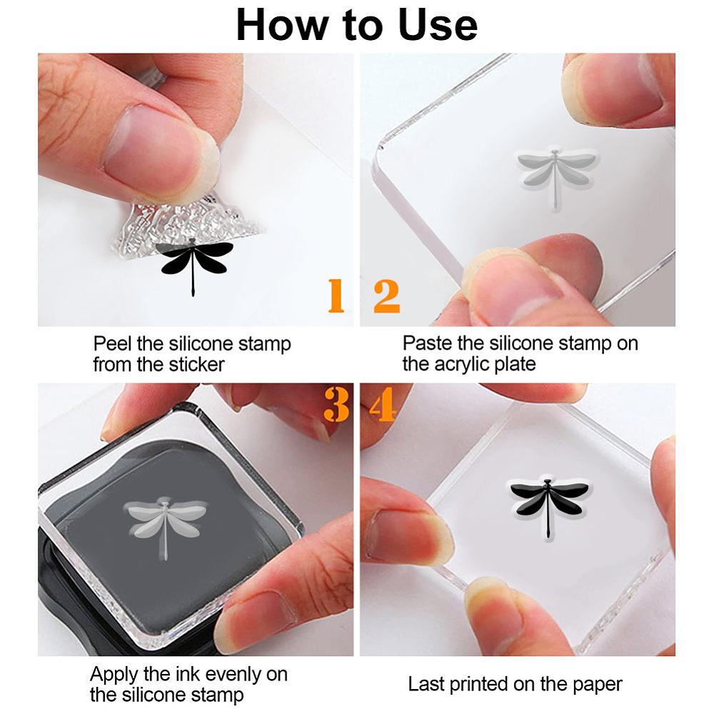 Пластиковые штампы из ПВХ для DIY Скрапбукинга Фотоальбома Декоративных Открыток Изготовления Листы со Штампами Пленочная Рамка Цветок 15x15см