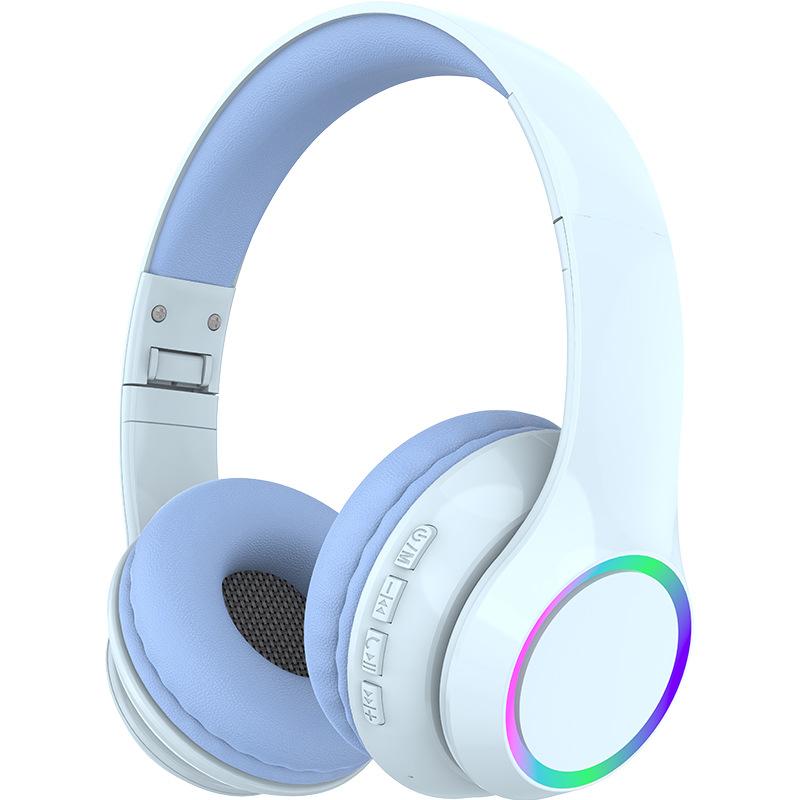 P102 TWS Wireless Headphones Bluetooth Garniture Folding Stereo Headphones and Noise Reduction for Young People