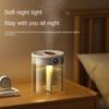 New 2L Double Spray Humidifier Atomizer Usb Large Capacity Home Mute Bedroom Office Night Light Digital Display Humidifier