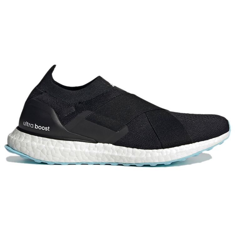 adidas UltraBoost Slip-On DNA Black Hazy Sky Женские кроссовки Core-Black Cloud-White H02816