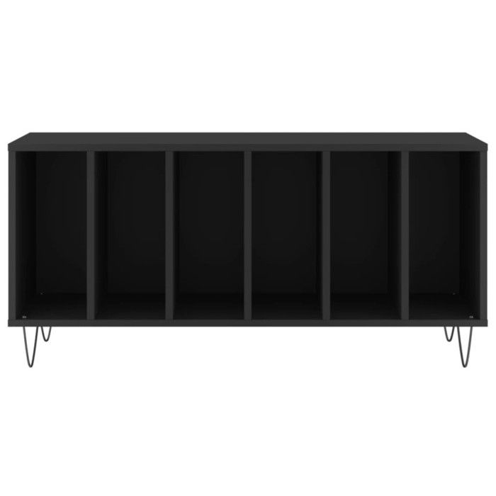VidaXL Record Cabinet Black 100x38x48 Cm Engineered Wood 831749