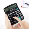 12-Bit Large-Screen Desktop Financial Calculator with Battery In Blue-Black