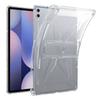 For Samsung Galaxy Tab S10+/S9+ Clear Case Kickstand Shockproof TPU+PC Tablet Cover with Pen Slot