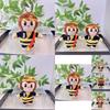 Adorable Plush Sun Wukong Keychain Cute Monkey Character Pendant 16cm Super Soft Design