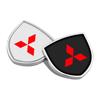 1pcs 3D Metal Car Body Window Decoration Stickers Badges Auto Styling for Mitsubishi ASX Lancer L200 Pajero Sport Attrage Mirage