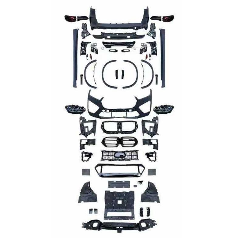 19-23 BMW X5 & 24 X5M Wide Body Kit: Front Bumper & Side Skirts