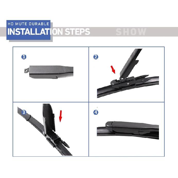 For Hyundai I20 I20 N MK3 BC3 Euro 2020 2021 2022 2023 N Line Front Rear Wiper Blades Windshield Back Windscreen Car Accessories
