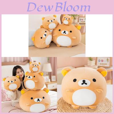 Плюшевая Подушка-Подушка для Кровати Rilakkuma с Мягким Наполнителем из ПП Хлопка для Комфорта Девочек и в Качестве Подарка
