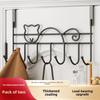Punch-Free Detachable Door Hook: Bedroom Coat, Bag & Clothes Rack
