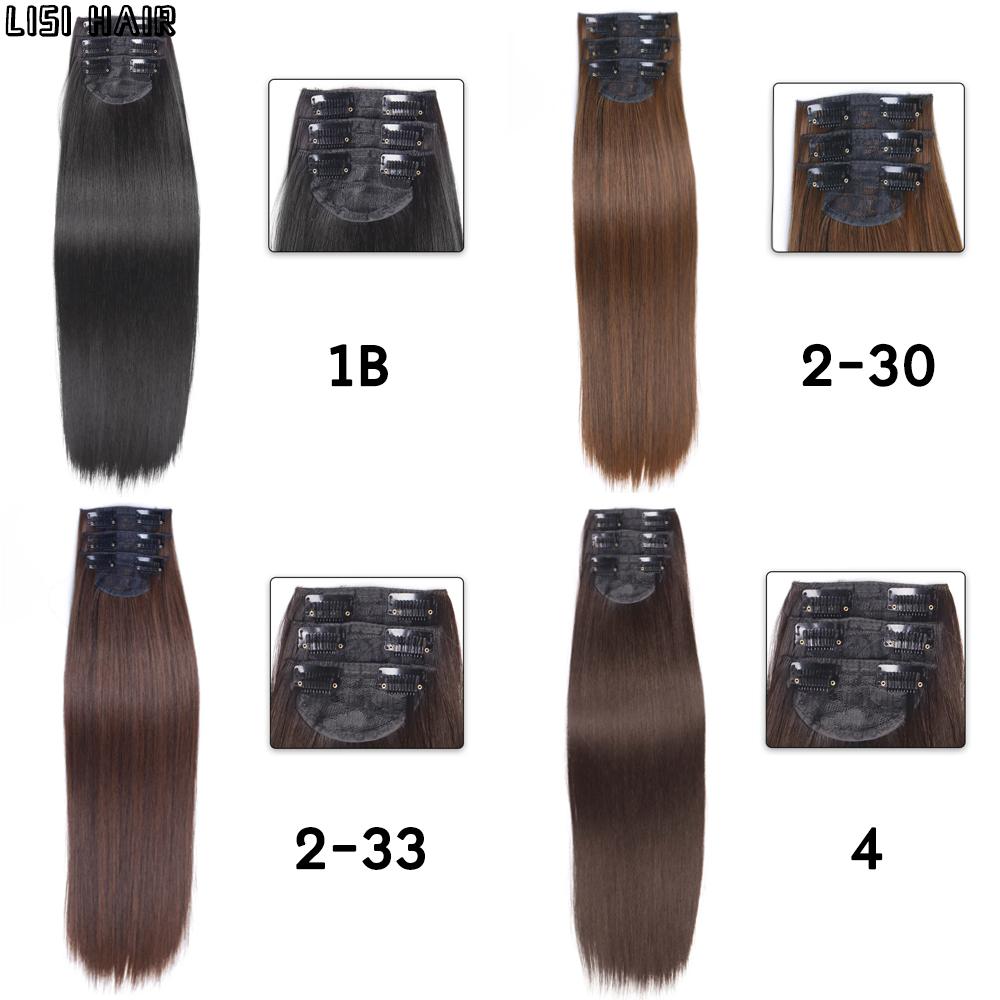 MISSQUEEN Синтетические длинные прямые 3 шт./компл., толстые накладные волосы на заколке, черные волосы для женщин, одежда для косплея