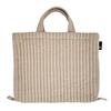 1230 Quilted Tote Bag SC A4 Wide Ible [Rootote] (Sand Beige)
