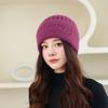 People Knitted Hat Women Winter Mother Hat Winter Double Thickened Warm Grandma Wool Hat Ear Protection Hat
