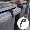 2 шт. Вентиляционный зажим для мусорного бака Кухонные отходы Предотвращает повреждение крышки Запах Легкая установка защелкиванием Буфер для крышки мусорного бака
