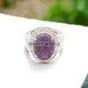 Black Opal Oval Cut Gemstone With 925 Sterling Silver Ring For Men's #272 JL375577072870