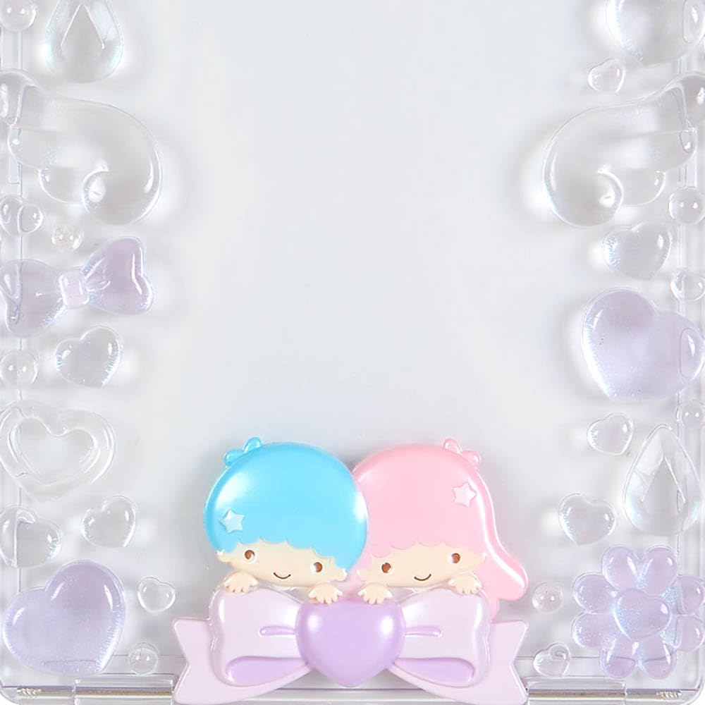 Sanrio Photo Holder Little Twin x 1cm x 14cm Fits photos up to 13cm x Item 689921 (Enjoy Idol) Stars. Approx. 9.5cm (W) (D) (H). L-size 9.1cm. No.