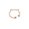 Vendome K10 Pink Cat Ear Cuff Donation Eligible GJAE0342H PG [Official] [VA Aoyama] Earrings, Gold, [Me&Cats Product]