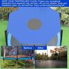 Навес для батута, защита от УФ-лучей и солнца, защита от листьев, мусора, насекомых, водонепроницаемый навес для батута, складной навес для батута на открытом воздухе