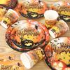 Halloween Disposable Party Tableware Sets Pumpkin Witch Paper Plate Cup Napkins Kids Favor Happy Halloween Party Decor Supplies