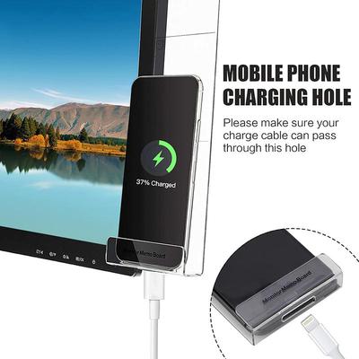 Полезная акриловая доска для заметок с сообщениями для монитора, прозрачные вкладки, офисные принадлежности для заметок на экране компьютера, боковая наклейка