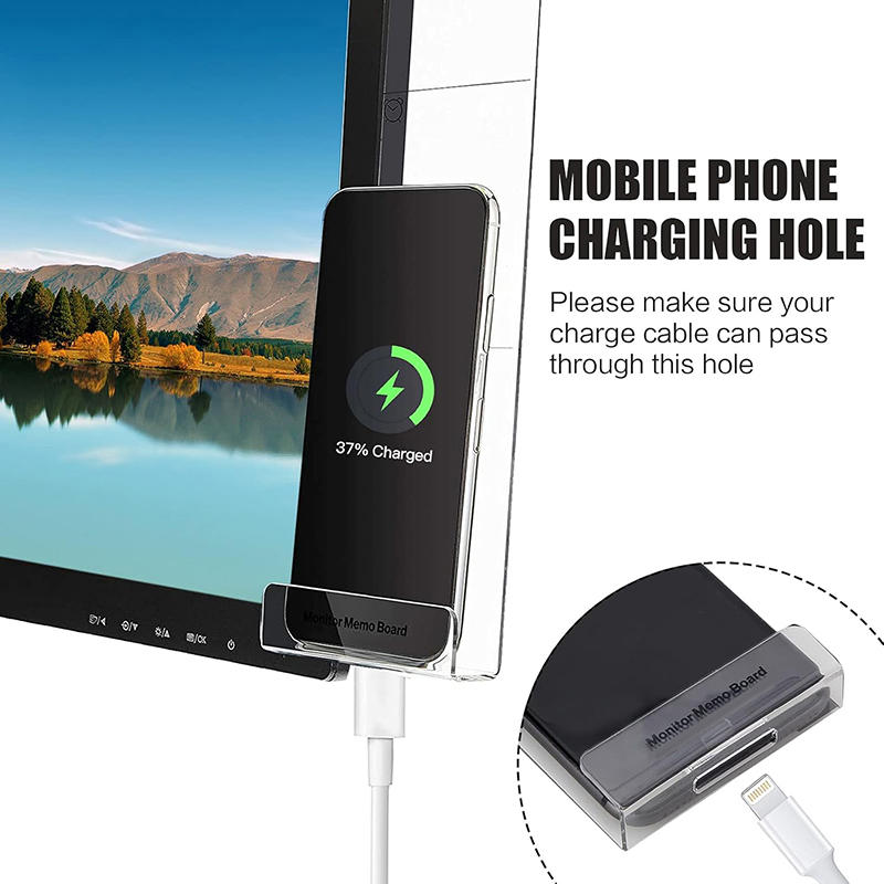 Mobile Phone Model Display Message Board Display Screen Side Sticky Note Acrylic Whiteboard Computer Screen Sticky Note Board