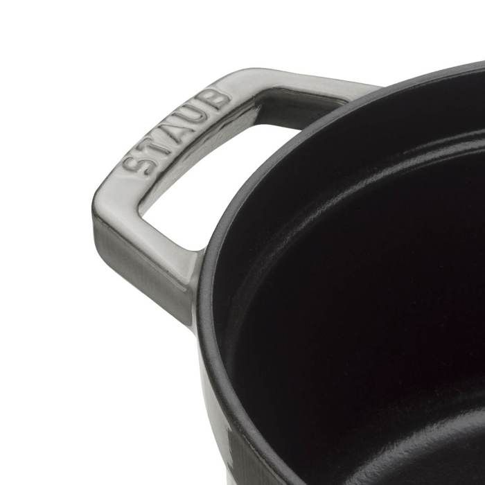 STAUB 405093120 - Cocotte ronde - Ø 26 cm - Gris graphite