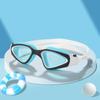 Очки для плавания для взрослых, противотуманные и водонепроницаемые силиконовые очки для дайвинга с плоским светом для мужчин и женщин