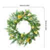Artificial Flower Wreath Spring Wreath Decoration for Front Door Farmhouses Garden for Wedding Party Home Decoration