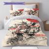 Gundam Action Pose Char’s Zaku Anime Bedding Set Polyester Soft Duvet Cover Bedroom Set -QJY