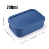 Силиконовый ланч-бокс Bento, портативный многоразовый, с 3 отделениями, пригодный для использования в микроволновой печи, для взрослых и детей