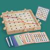2 In 1  Logical Thinking Development Toy, Concentration Training Teaching Aids Elastic Rope And Threading Rope Game With Cards