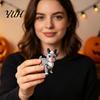 Сочлененная фигурка животного 1/2 шт., 3D-печатная коза-игрушка-антистресс, мультяшная фигурка, развивающая, с подвижными суставами, для украшения рабочего стола, экшн
