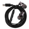 Wired Earphone Noise Isolation Volume Control Type C Headphone with Microphone for Smart Phone