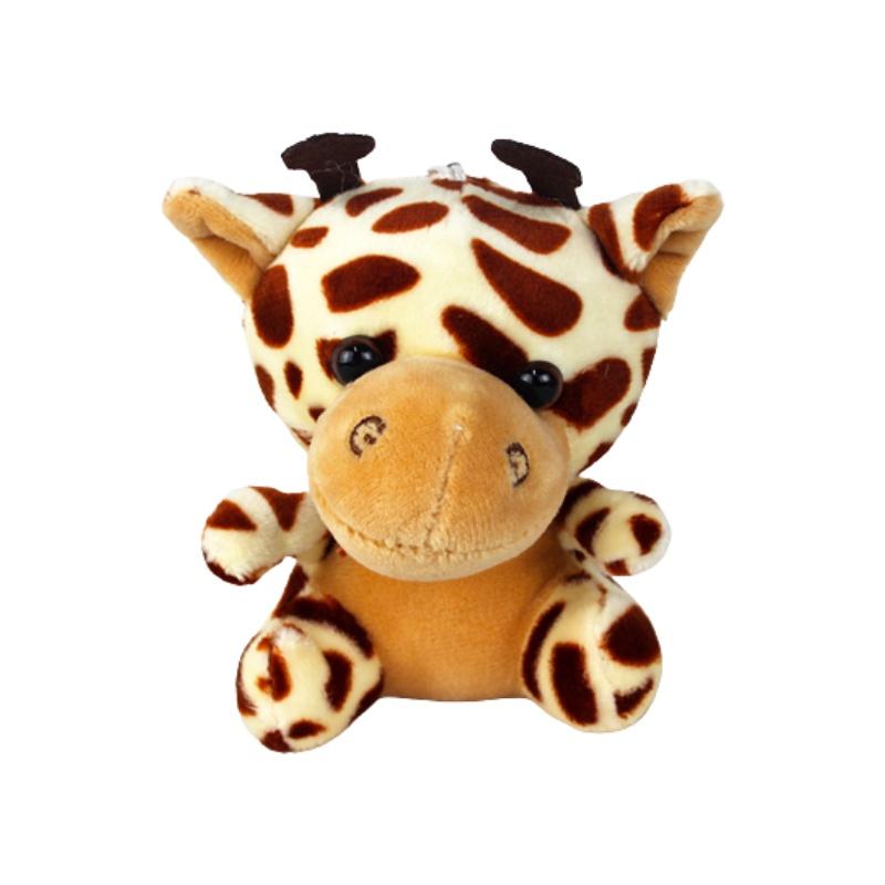 Оптовые куклы-игровые автоматы с лесными животными, плюшевые игрушки «Тигр и лев» четыре дюйма, брелоки, украшения и аксессуары, плюш, ПП хлопок, настраиваемые)