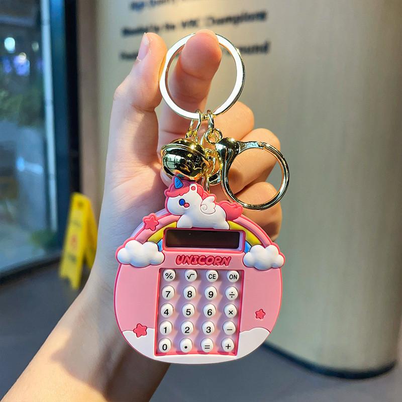 Милый силиконовый брелок с дизайном единорога в синем цвете, идеально подходящий для дней рождений и свадеб