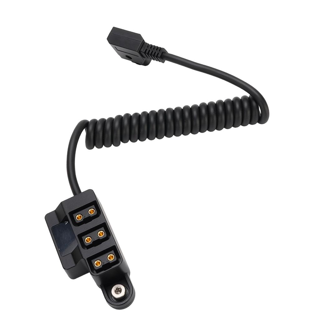 Кабель-разветвитель D-Tap с цифровым светодиодным дисплеем, тип B, 3 порта, D-Tap разветвитель-хаб, кабель питания для аккумуляторной батареи камеры с V-образным креплением