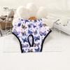 Dog Menstrual Pants Reusable Printed Dog Diapers Breathable Pet Sanitary Panties Elastic Waist Puppy Hygiene Pants for Cats Dogs
