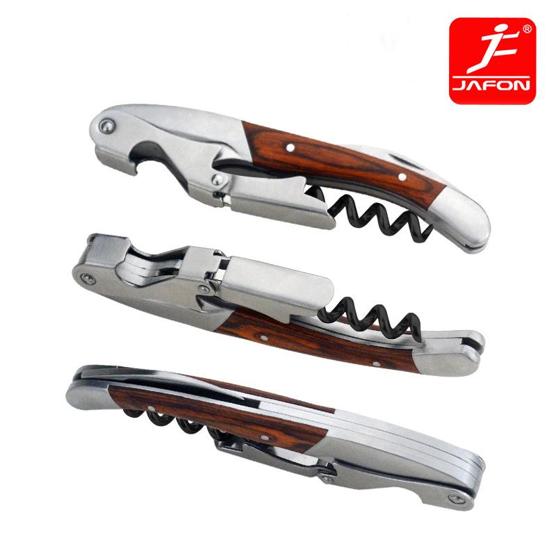 Wine Corkscrew Bottle Opener Inlay Wood in Bar Accesories Kitchen Tools Home Bar Opener Cork Taps 6