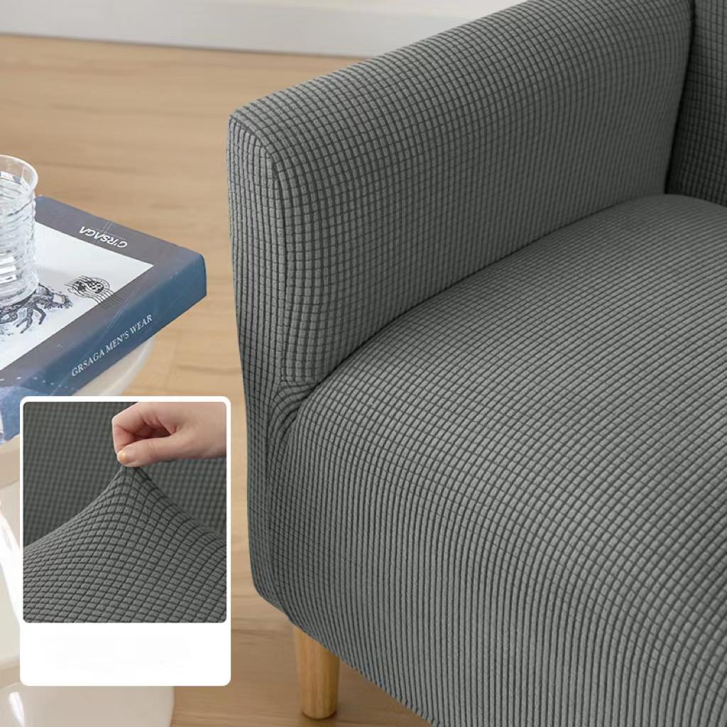 Чехол на стул из флиса для гостиной, спандекс, клубное кресло, чехлы, эластичные чехлы на один диван, домашняя барная стойка, отель