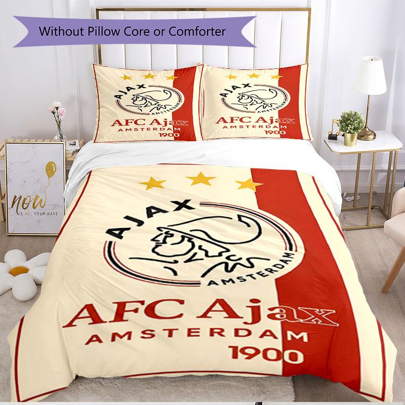 3pcs Duvet Cover Set (1*Duvet Cover + 2*Pillowcase, Without Core), Ajax Print Soft All‑Season Bedding Set, Home Bedroom Decor Gift