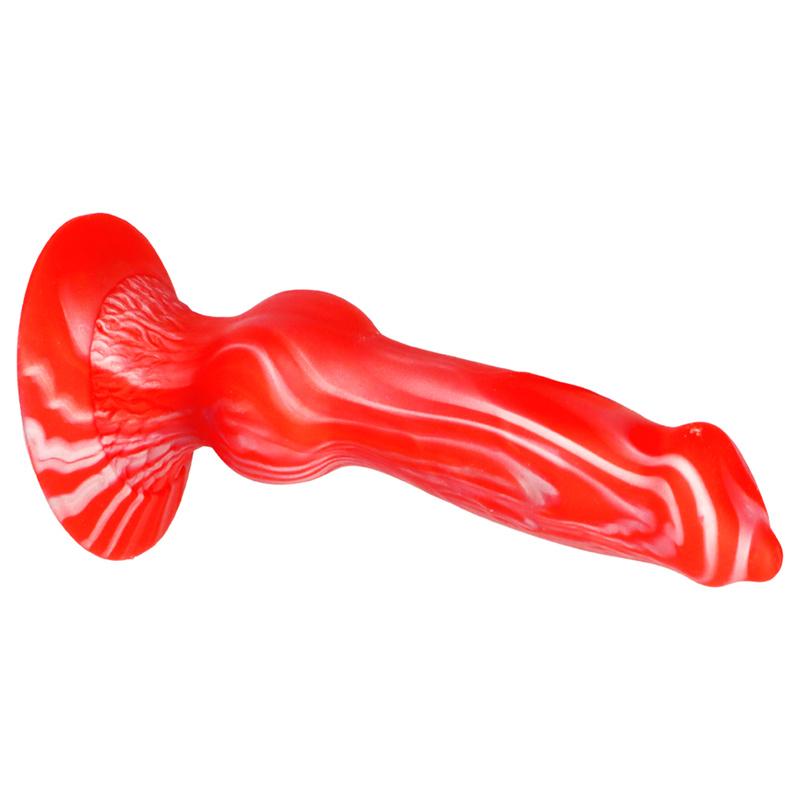 Женская имитация собачьего пениса, анальные пробки, силиконовые мягкие цвета, устройство для мастурбации специальной формы, товары для взрослых