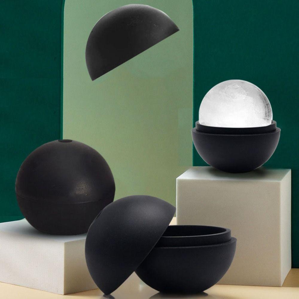 2 шт. Круглая форма для льда в виде шара для виски, силиконовая форма для изготовления ледяных шаров, форма для домашнего хоккея со льдом, вечеринка