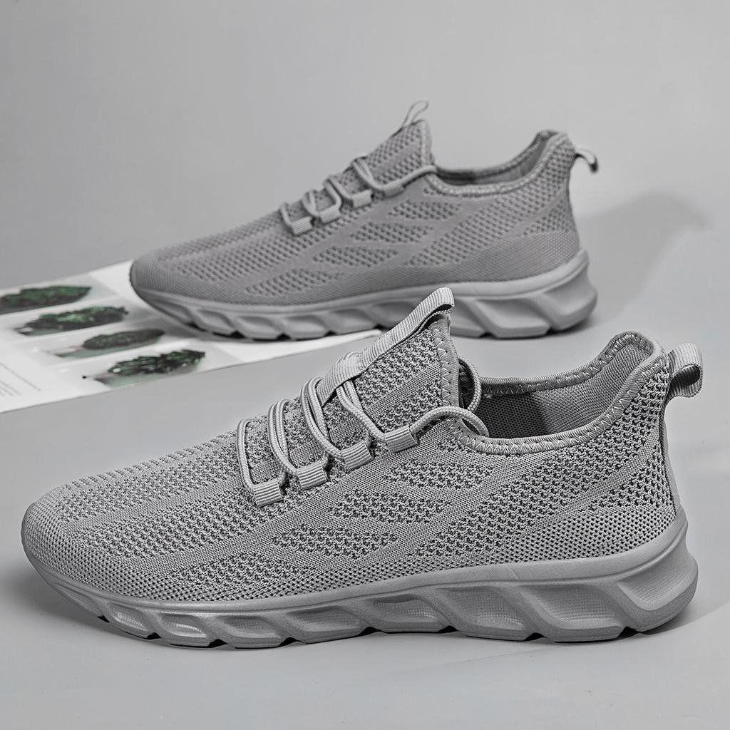Fashion Fujeak 36-46 Women Casual Sneakers Men Sports Shoes Fashion Breathable Walking Mesh Flat Shoes Male Footwears Tenis Plus Size