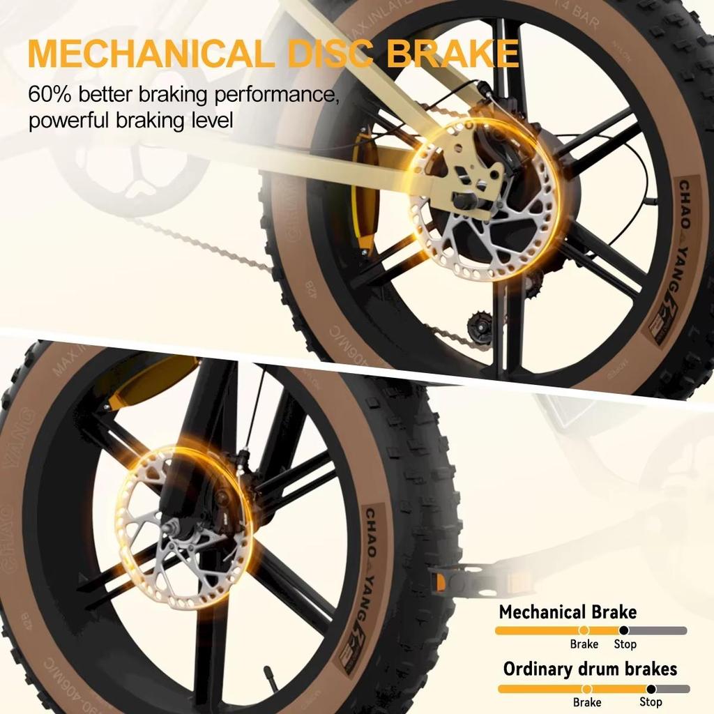 EBike x70 750W Dual Lithium Battery 34AH Long Range 40KM/H 20*4Fat Tire Electric Bike Mountain Electric Bicycle E-motorcycle