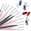 3pcs UV Gel Brush Liner Painting Pen for Manicure Drawing Carving Pen Acrylic Nail Art Line Tips Brushes Pencel Nail Art Tools
