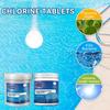 Chlorinating Tablets Stabilized Chlorine Tablets for Swimming Pool and Spa Slow Dissolving Clean Swimming Environment