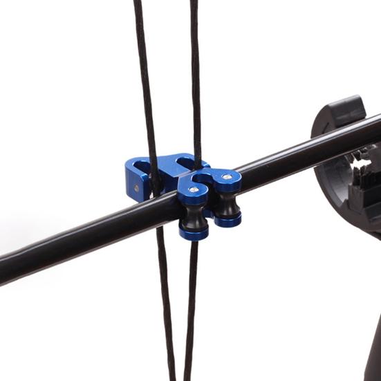 Разделитель ползунка для тетивы Композитный разделитель тетивы из алюминиевого сплава Трос для стрельбы из лука Слайд-ролик Замена скольжения