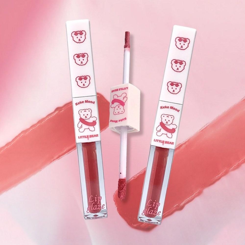 Lip Double Head Mirror Matte Lipstick Увлажняющая устойчивая к размазыванию губная помада Glossy Soft Mist Glaze Стойкая косметика, 03