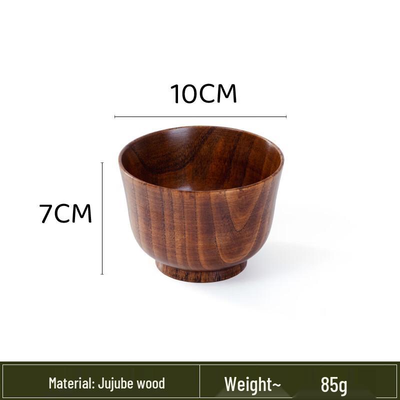 Traditional Tibetan-Style Jujube Wood Bowls