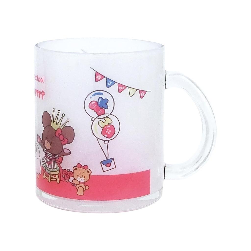 Kuma no Gakkou Sanrio Hello Kitty Glass Mug Cup Approximately 280ml Party Made Japan 317117