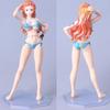 21СМ One Piece Япония Игровая Статуэтка Нами Аниме Фигурка Сексуальный купальник Девушка ПВХ Фигурка Модель Игрушка Коллекционная Кукла для Взрослых Подарки